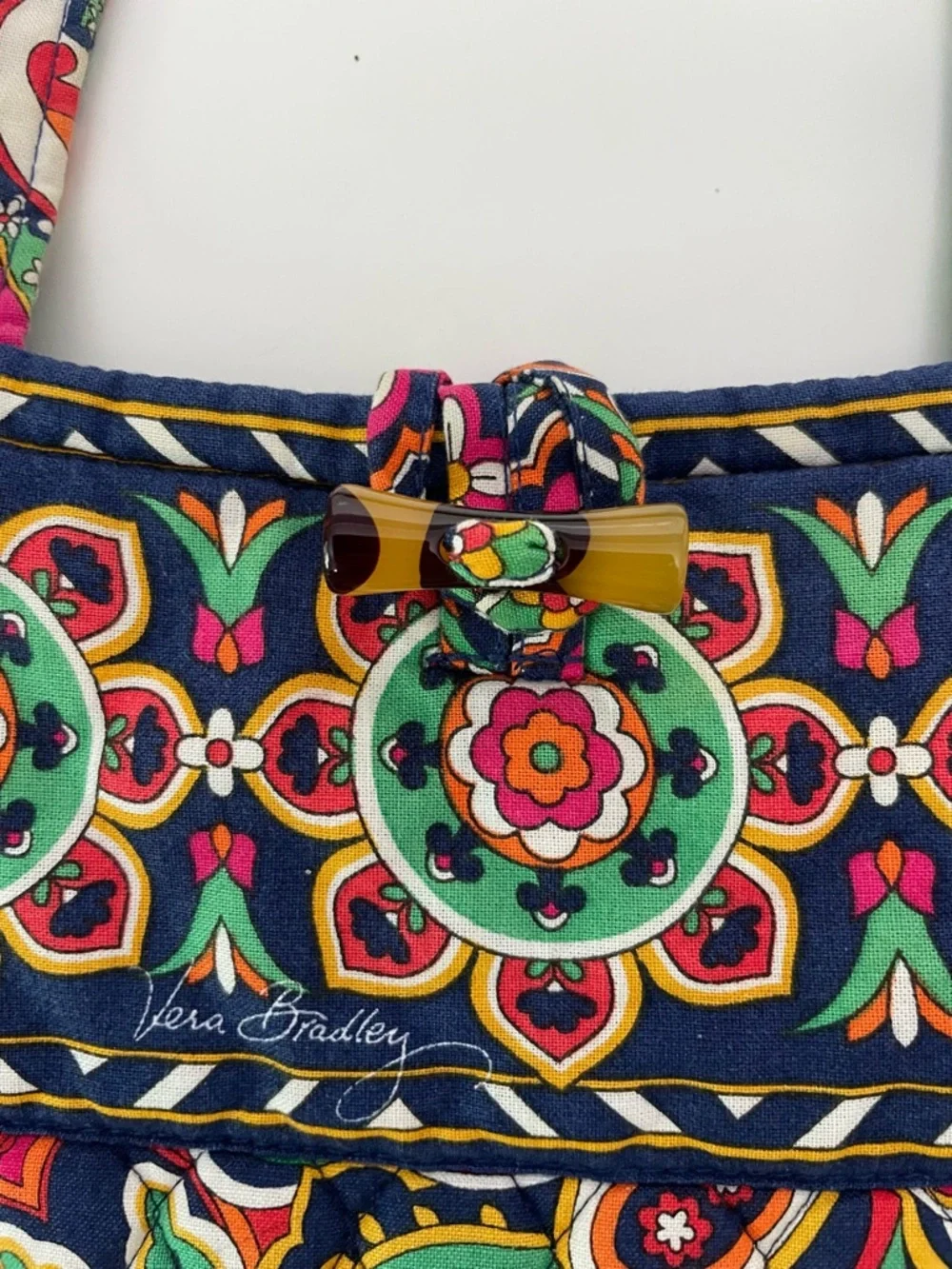 Vera Bradley Venetian Paisley Quilted Tote Shoulder Bag Travel Preppy Boho